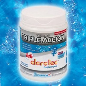 cloro pastilla triple accion marca clorotec